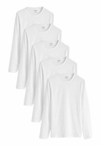 футболка с длинным рукавом Pack Mixed 5 Next, белый