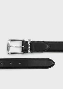 Кожаный ремень с логотипом Twisted Loop Paul Smith, цвет Black