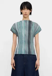 Блузка из жатой ткани с принтом Adolfo Dominguez, Multicolor