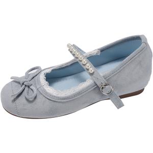 WOXXXN Блок каблук Мэри Джейн туфли женские синие, цвет Blue