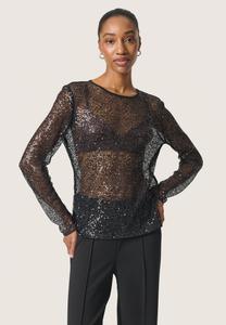 Блуза Soaked in Luxury Blouse, Black