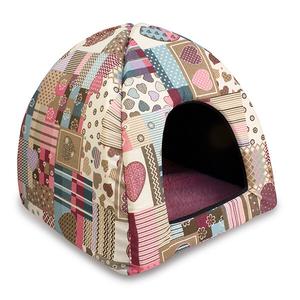 Arquivet Igloo Hearts and Stripes для кошек и собак 45х45х40см Arquivet, цвет разноцветный