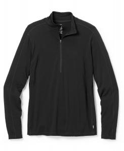 Базовый слой Merino 185 с длинными рукавами и полумолнией - мужской REI Co-op, черный