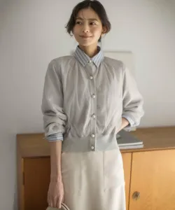 Блузон из тюлевой вязки Suite, цвет Light Gray [003]