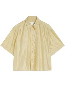 Jil Sander рубашка с укороченными рукавами, нейтральный цвет