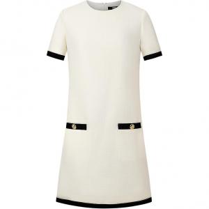 KARL LAGERFELD / Karl Lagerfeld Jeans Платье с короткими рукавами KARL LAGERFELD женское белое