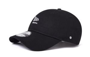 New Era Хлопковая бейсболка унисекс черная, Black