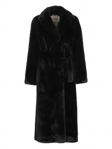 Пальто с поясом Valentini 1972, черный