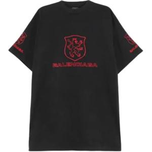 Футболка Lion Club оверсайз Balenciaga, черный