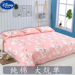 Disney Простыня из чистого хлопка 230х250 см для кровати 1.6 м, цвет Magnolia Fragrance