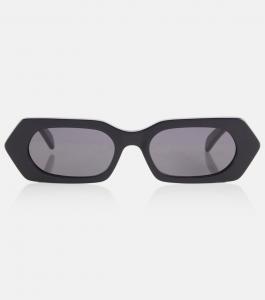 Солнцезащитные очки прямоугольной формы Celine, черный