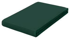 Простынь frottex махровая ткань Schlafgut, темно-зеленый