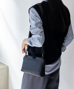 Сумка через плечо из натуральной кожи с длинным кошельком Aroco, цвет Black