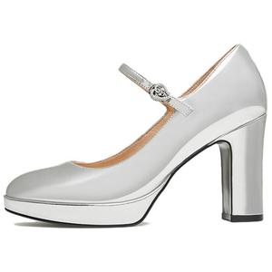 Туфли Мэри Джейн женские Tata, серебряный