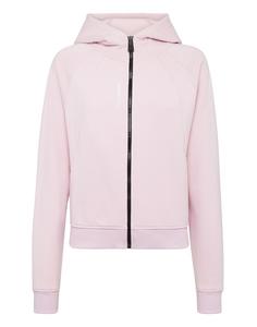 Толстовка с капюшоном на молнии Plein Sport Zip-Up Hoodie, розовый