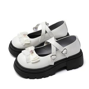 OLDDESIRE Туфли Мэри Джейн на массивном каблуке, женские, бежевые