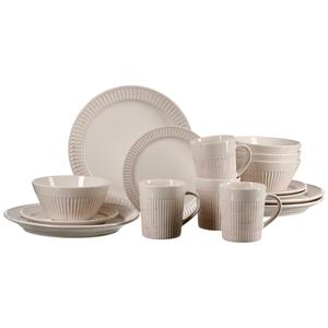 Ritzenhoff Breker КОМБИНИРОВАННОЕ ОБСЛУЖИВАНИЕ. Набор из 16 предметов, бежевый цвет, Крит