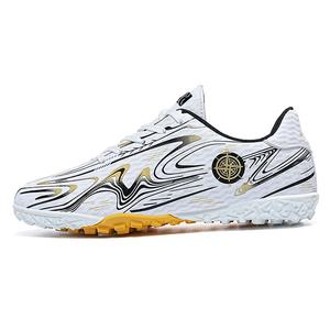 Футбольные бутсы детские SAINT WATERS, белый/золотой