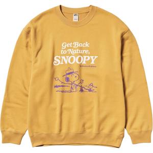 UNIQLO Свитшот Unisex Light Yellow в коллаборации с PEANUTS