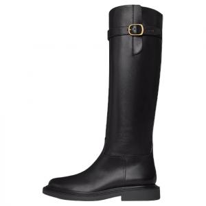 Celine Женские высокие сапоги Universite, черный