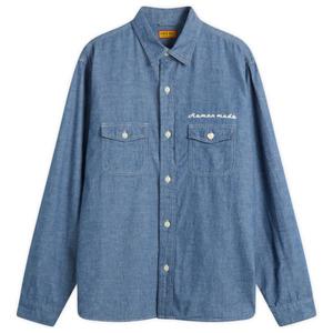 Рубашка из шамбре Human Made, синий