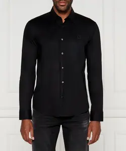 Рубашка Hermo Slim fit Hugo, черный