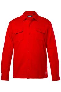 Men Plus Рубашка на пуговицах Regular fit в красном цвете