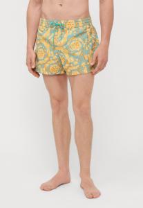 Шорты для плавания Versace SWIM BOXER GOLFO ALL OVER BAROQUE PRINT, Sea Green/Oro/Yellow