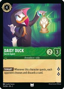 Карточная игра Daisy Duck - Secret Agent (76/204) - Rise of the Floodborn