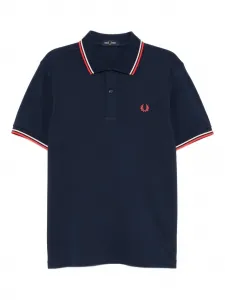 Рубашка поло с вышитым логотипом Fred Perry, синий