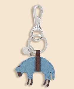 Брелок для ключей из коровьей кожи с логотипом GF