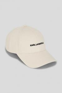 Бейсболка из хлопка K/ESSENTIAL Karl Lagerfeld, бежевый
