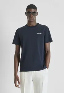 Обычная футболка с логотипом и вставками из искусственной пены. Antony Morato, Blue-Grey