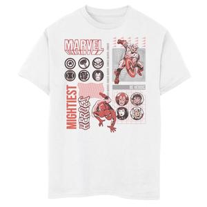 Футболка с портретом и коллажем «Marvel The Avengers» для мальчиков 8–20 лет Marvel