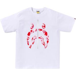 Bape Abc Camo Shark футболка SS25 A BATHING APE, белый