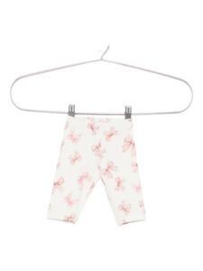 Леггинсы с бантовым принтом Monnalisa, нейтральный