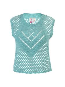 Свитер-жилет IZIA, бирюзовый