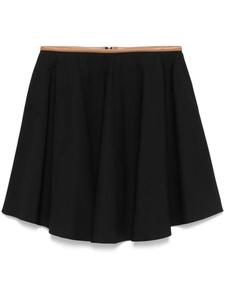 Dorothee Schumacher юбка мини с контрастной отделкой, черный