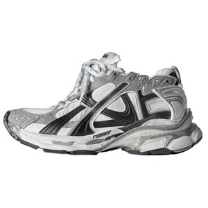 Футболка Runner серый белый черный Balenciaga, серый черный