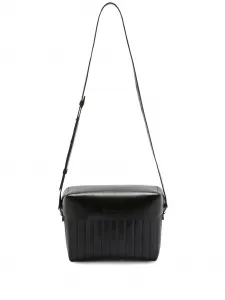 Сумка на плечо со вставками JIL SANDER, черный