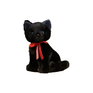 Очаровательные плюшевые куклы котят с бантиком высота 18см/25см OU DI PIG