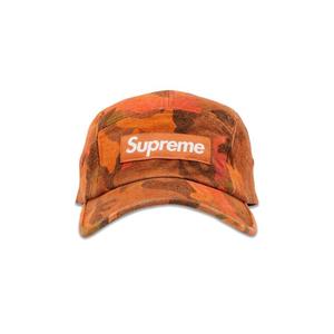 Бейсболка Supreme Washed Canvas Camp Cap, цвет Orange Camo