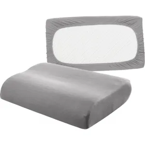 Наволочка bellana Universal Jersey, подходит для подушек с поддержкой шеи Bellana, серебристый