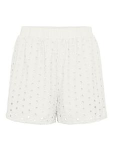 Брюки PIECES Regular Pants Højtaljede, цвет natural white