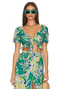 Топ Maaji Allie Crop, зеленый