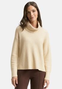 Джемпер TOM TAILOR ROLLKRAGENPULLOVER, Sand Stone Beige Melange/Beige