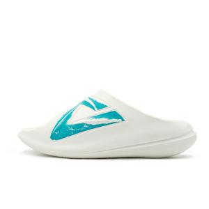 Очень маленькие толстые шлепанцы унисекс белые/синие Peak