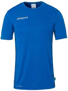 Спортивная рубашка "Progressive 28 Poly Short Sleeve" синего цвета uhlsport
