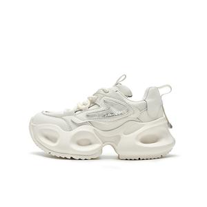 Женские кроссовки на платформе Low-Top Chunky HR, Ecru