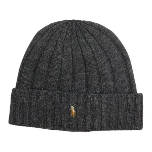 Polo Ralph Lauren Nylon Шапка мужская темно-серая